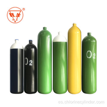 Custom China  Different Sizes 40L Portable Empty Oxygen Cylinder / Medical Oxygen Gas Cylinder Price